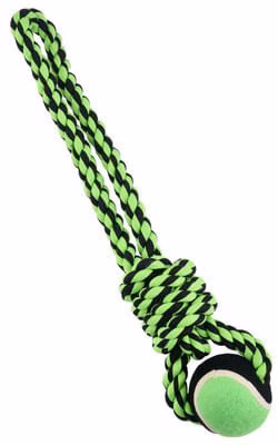 Nuts For Knots Rope Tug with Tennis Ball, 20
