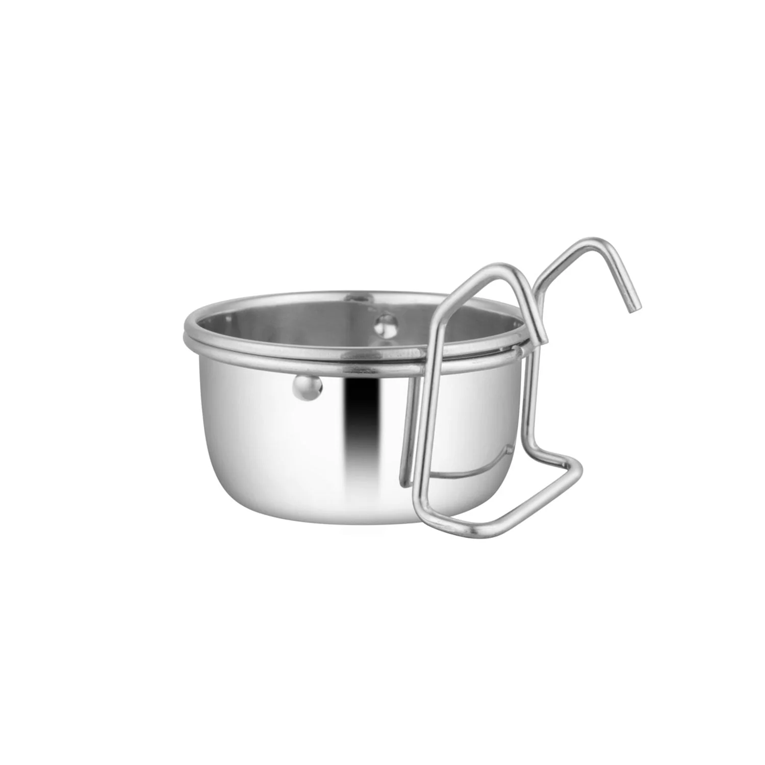 Stainless Steel Cage Cup Pet Feeders with Hooks - Pet's Shop