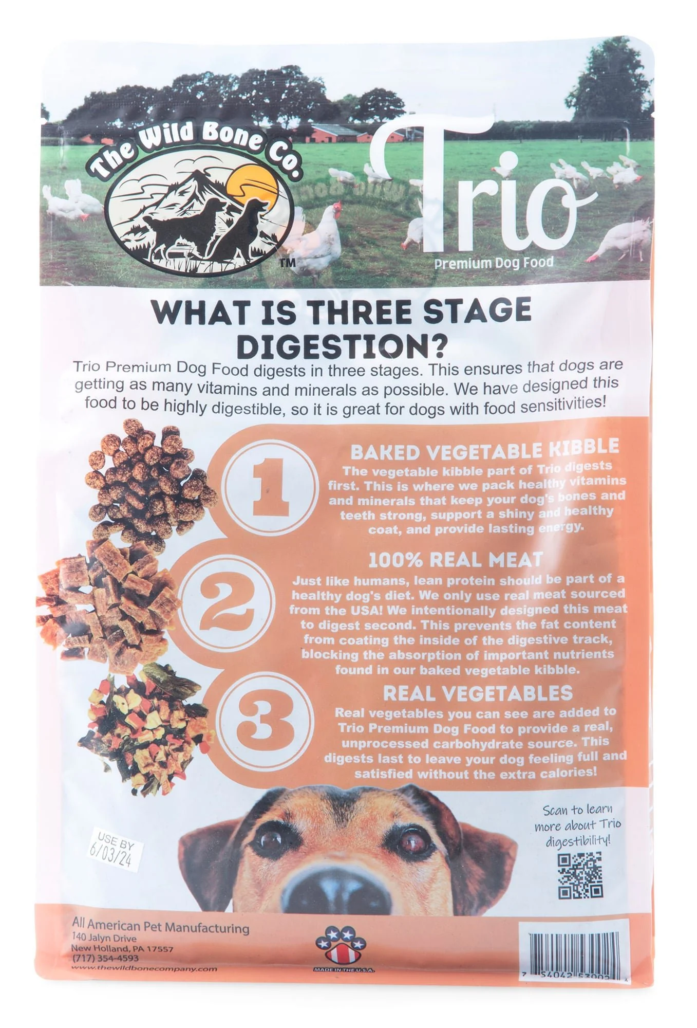 Trio Premium Dog Food, 3 lb - Pet's Shop