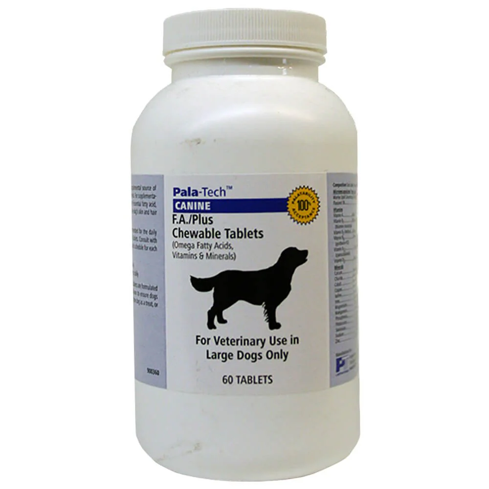 Pala-Tech Canine F.A./Plus For Dogs, 60 Ct - Pet's Shop