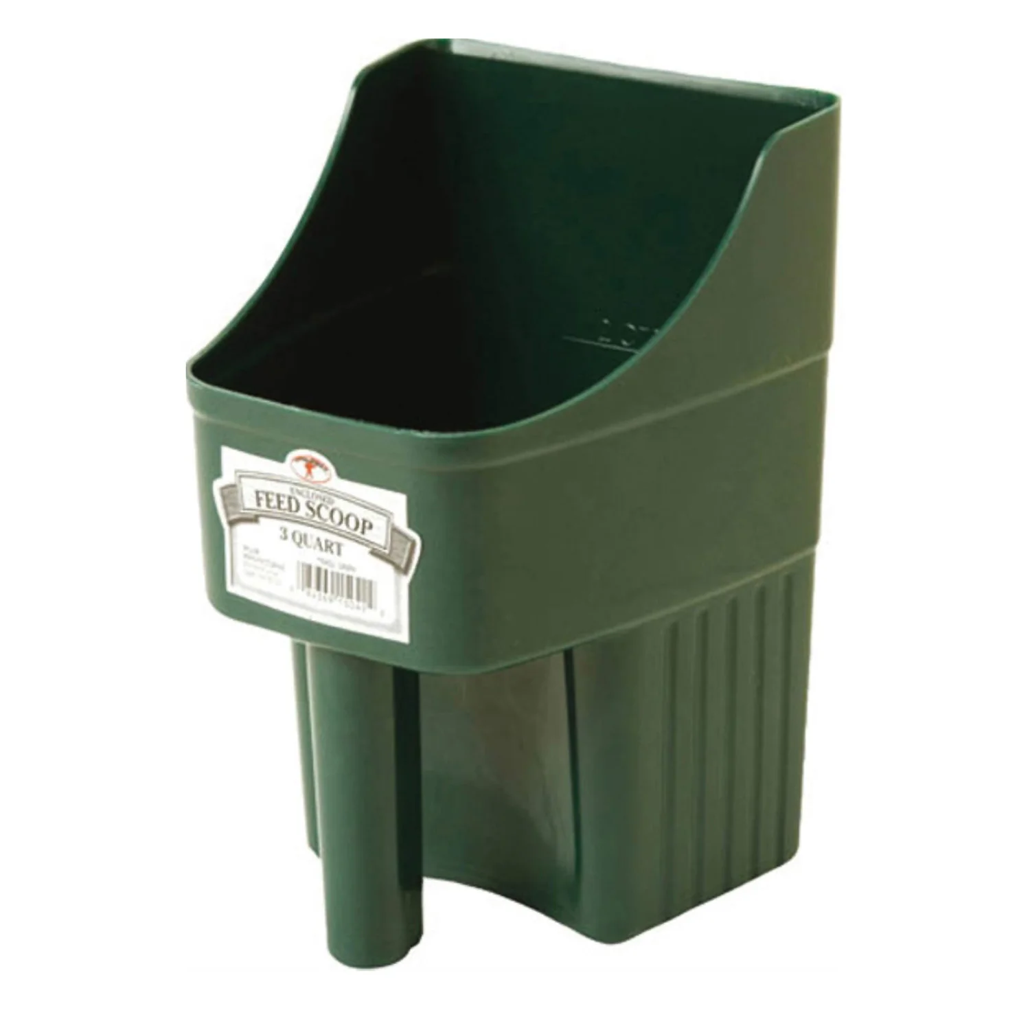 Plastic Enclosed Feed Scoop, 3 Quart - Pet's Shop