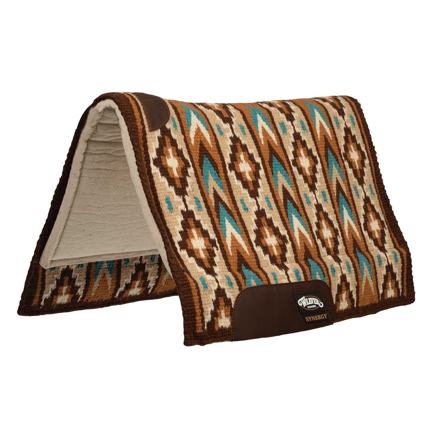 Weaver Synergy New Zealand Wool Blanket Top Saddle Pad - Pet's Shop