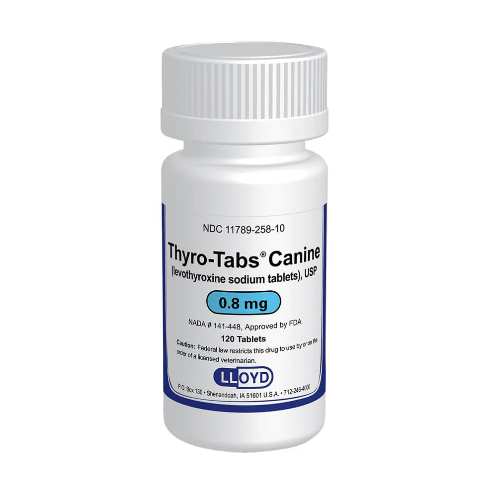 Rx Thyro-Tabs (levothyroxine sodium tablets) Tablets for Dogs - Pet's Shop
