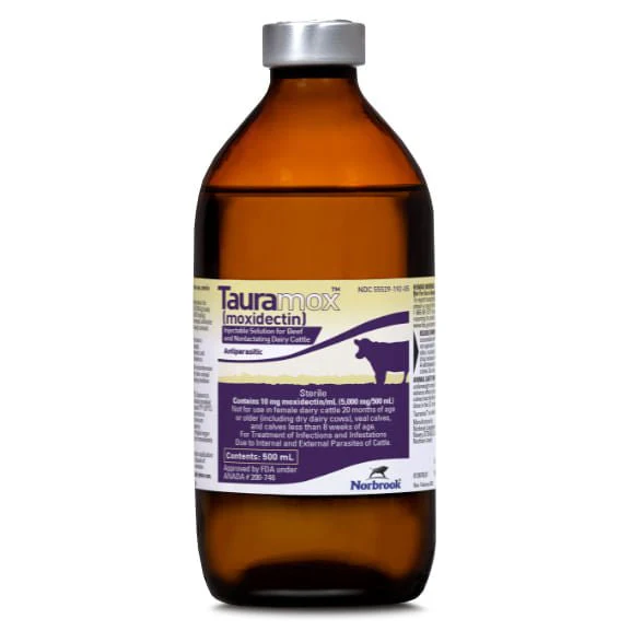Tauramox Injectable Solution, 500 mL (moxidectin) - Pet's Shop