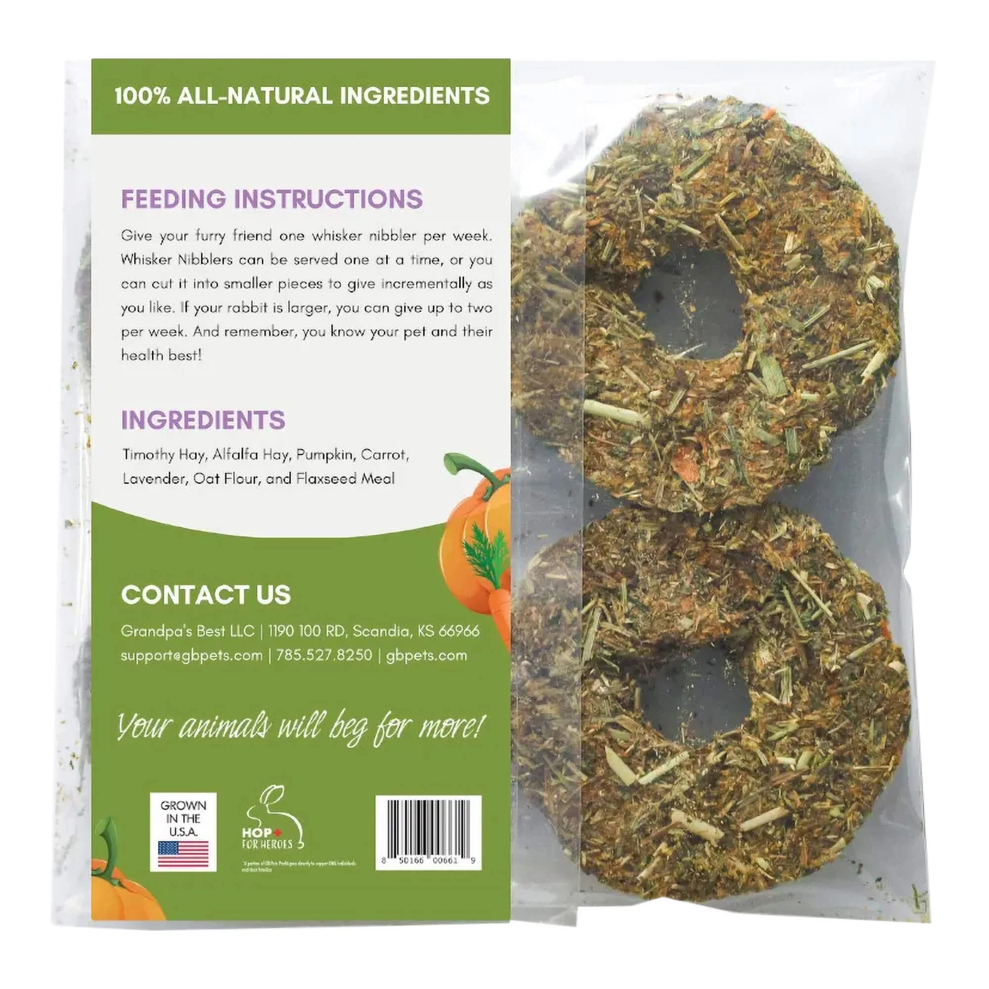 Grandpa's Best Whisker Nibblers Treats - Pet's Shop