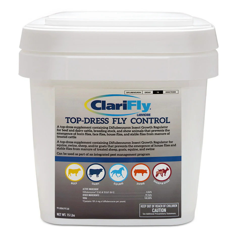 ClariFly Larvicide Top-Dress Fly Control, 15 lbs - Pet's Shop