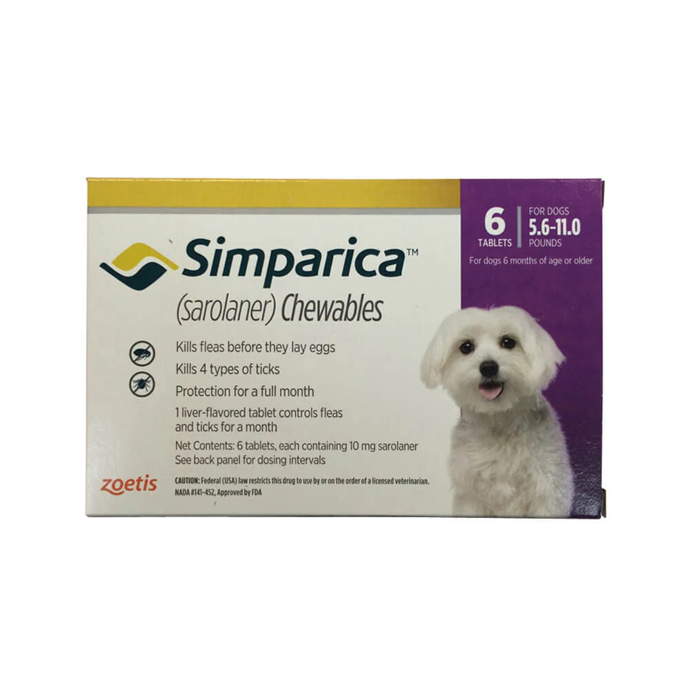 Simparica Chewable Tablets for Dogs - Pet's Shop
