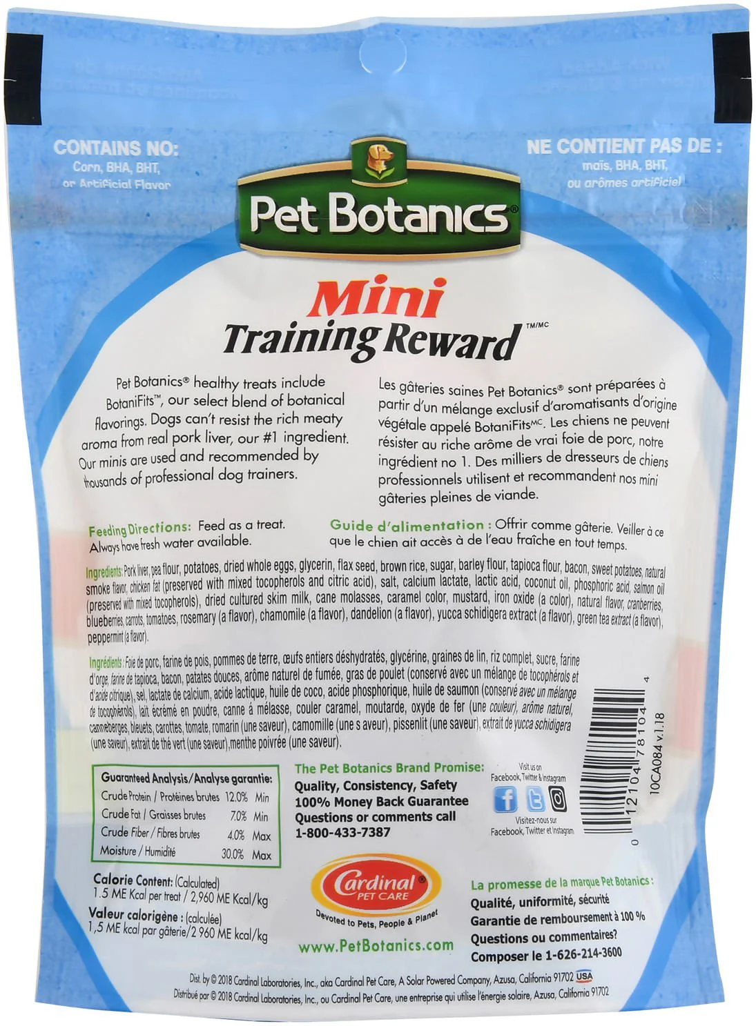 Pet Botanics Mini Healthy Treats, 4 oz - Pet's Shop