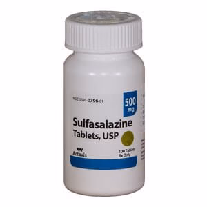 Rx Sulfasalazine 500 mg Tablets - Pet's Shop