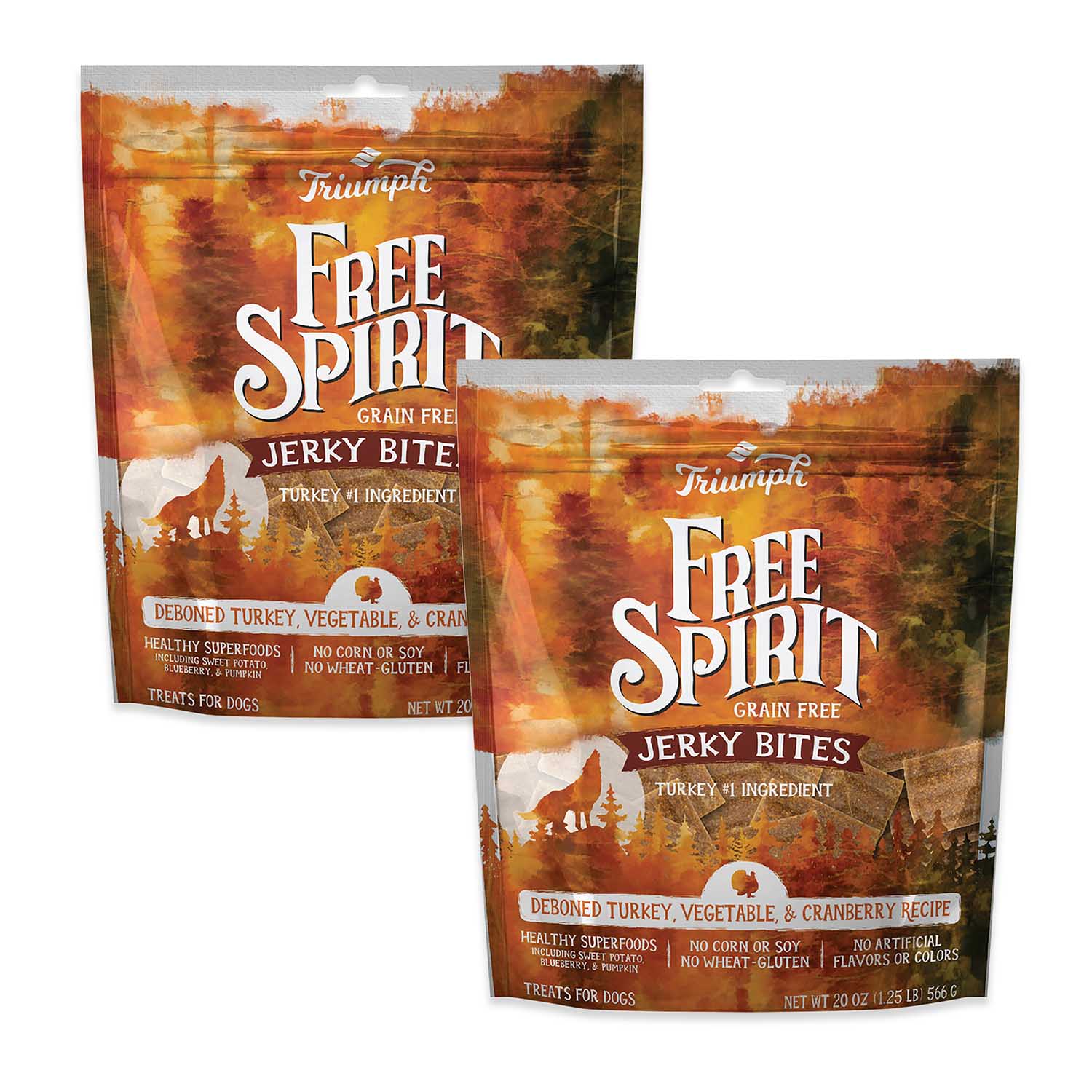 Free Spirit Deboned Jerky Bites, 20 oz - Pet's Shop