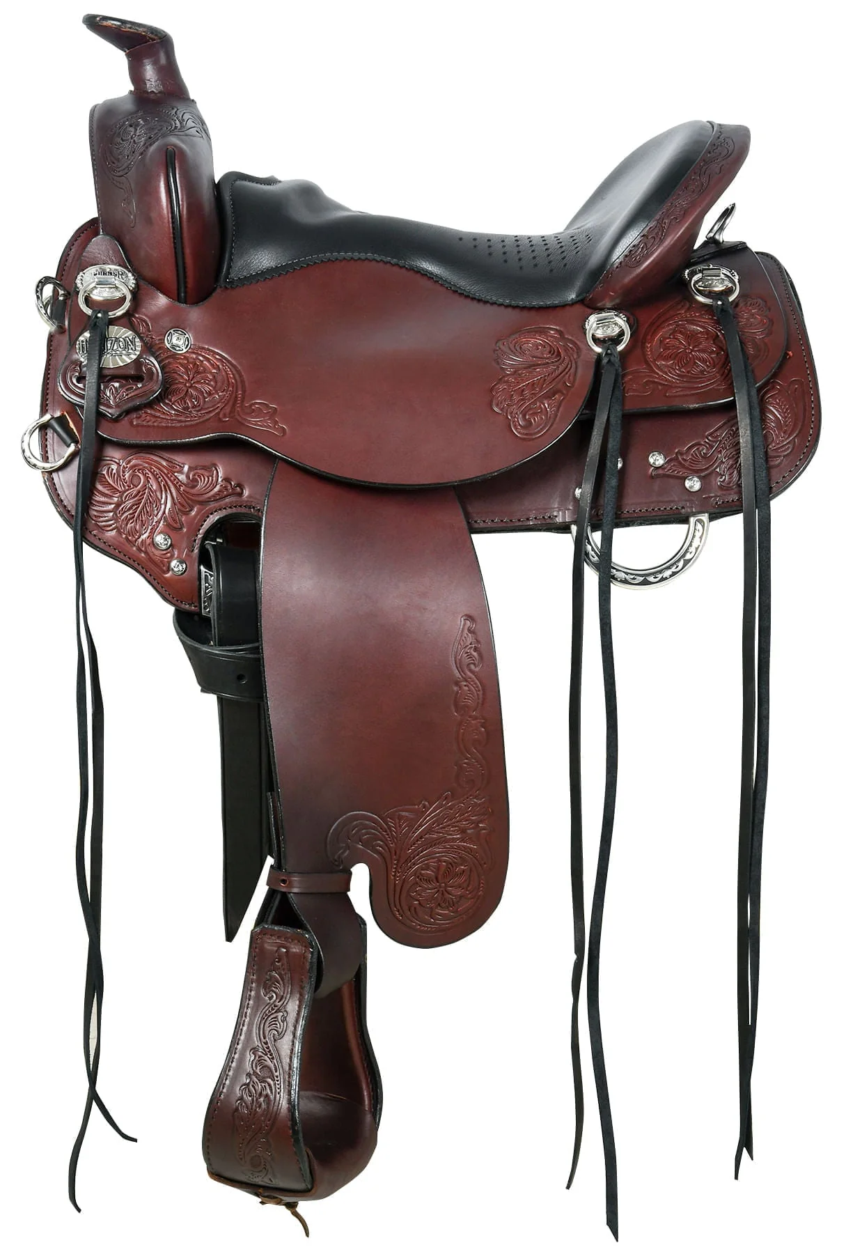 Tucker Custom Horizon North Star Saddle, Wide, Brown - Pet's Shop