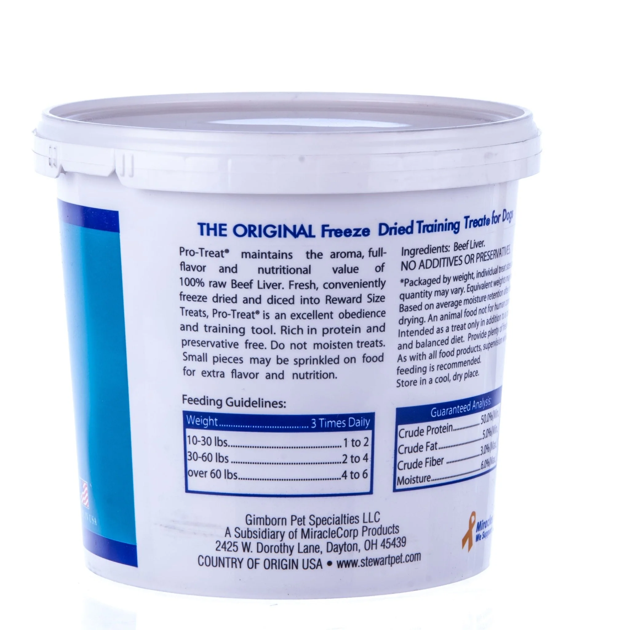 Stewart Pro-Treat Freeze Dried Beef Liver Treats - Pet's Shop