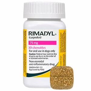 Rx Rimadyl (Carprofen) Chewable Tablets for Dogs - Pet's Shop