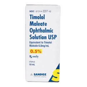 Rx Timolol Opth Solution 0.5%, 10ml Bottle - Pet's Shop