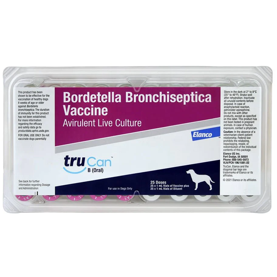 TruCan B (Oral Bordatella Vaccine), 25 Single Doses - Pet's Shop