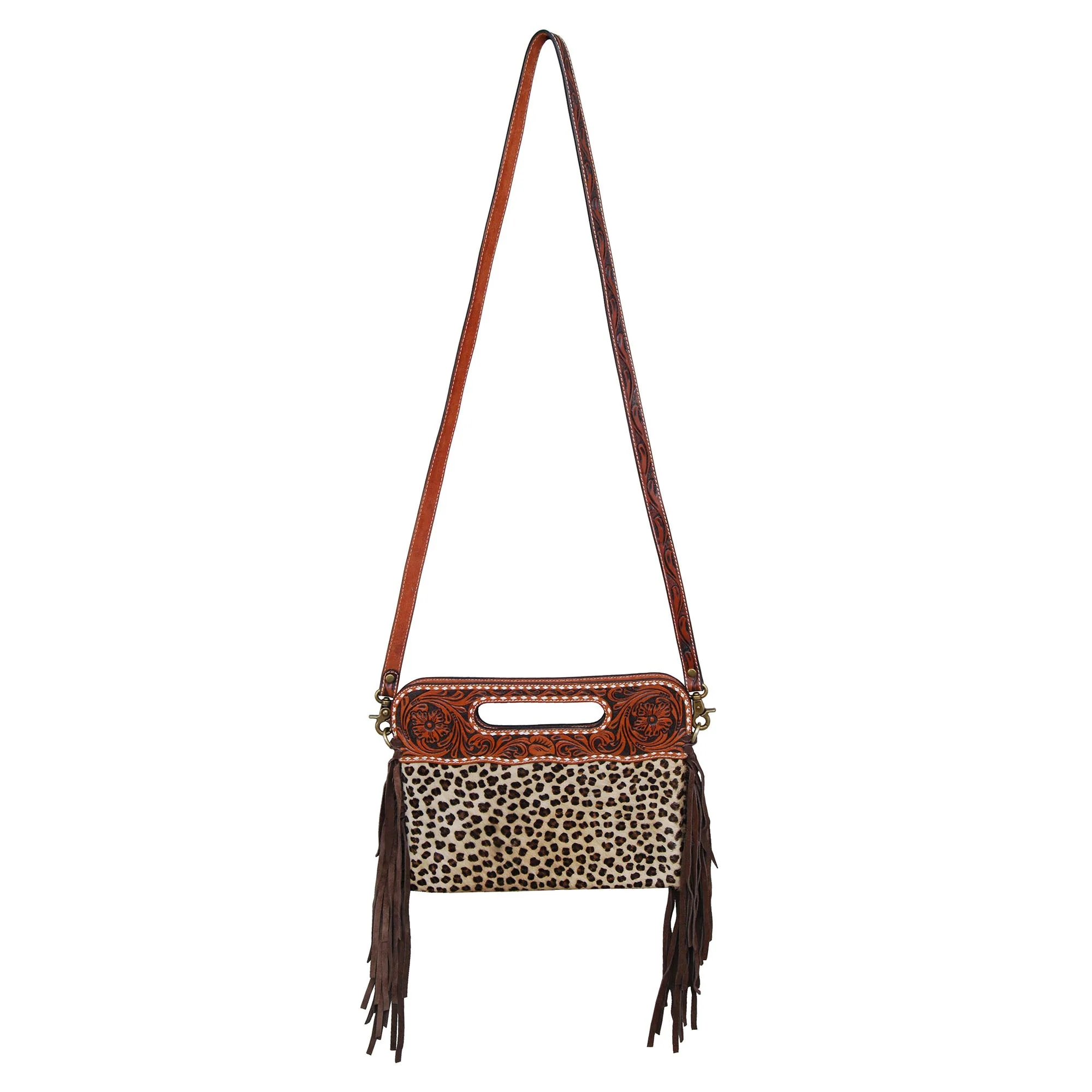 Rafter T Leopard Clutch and Crossbody Purse - Pet's Shop