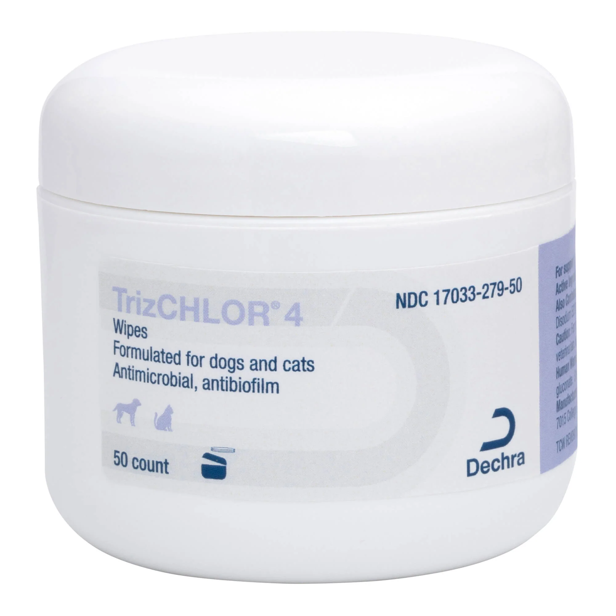 TrizCHLOR 4 Wipes for Dogs and Cats, 50 ct - Pet's Shop