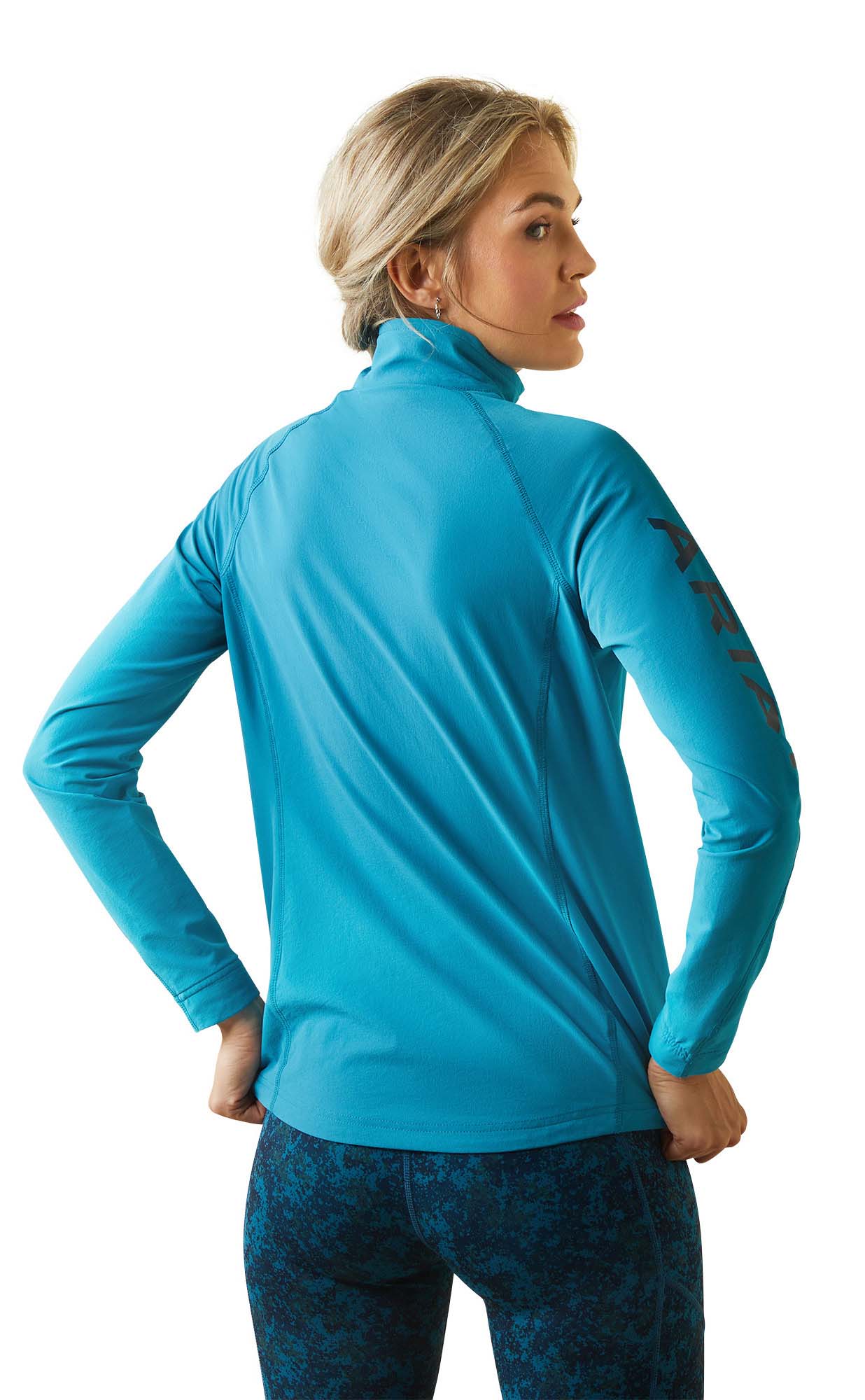 Ariat Women's Agile Softshell Jacket, Mosaic Blue - Pet's Shop