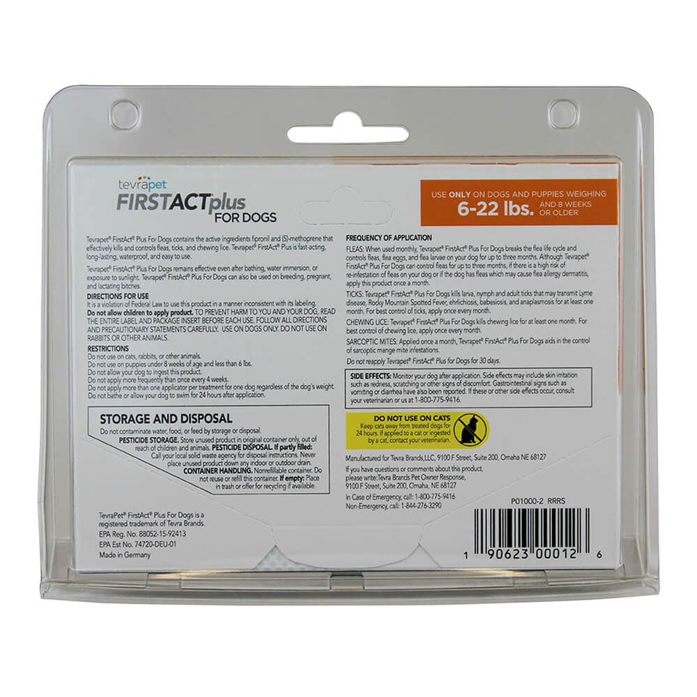 TevraPet FirstAct Plus for Dogs, 3 Month Supply - Pet's Shop