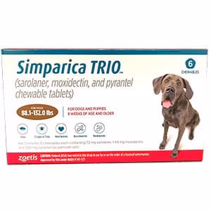 Simparica Trio Chewable Tablets for Dogs - Pet's Shop