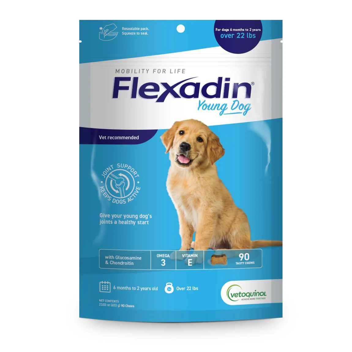Flexadin Young Dog, 90 ct - Pet's Shop