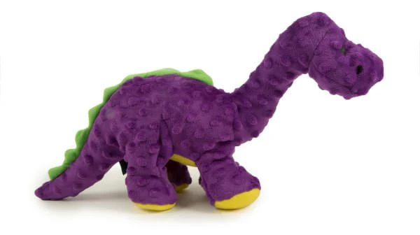 Dinos Purple Bruto Brontosaurus Dog Toy - Pet's Shop