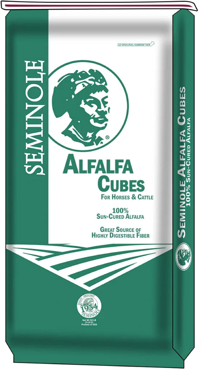 Seminole Timothy Alfalfa Cubes, 50 lb bag - Pet's Shop