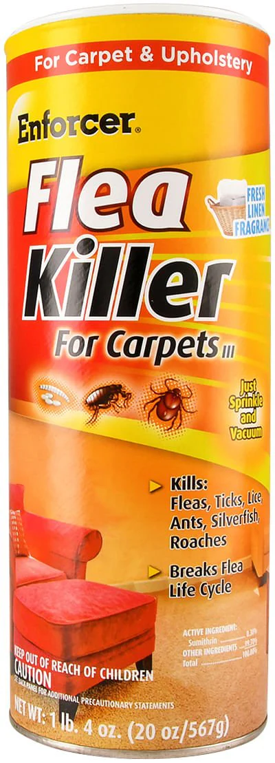 Enforcer Flea Killer for Carpets, 20 oz - Pet's Shop