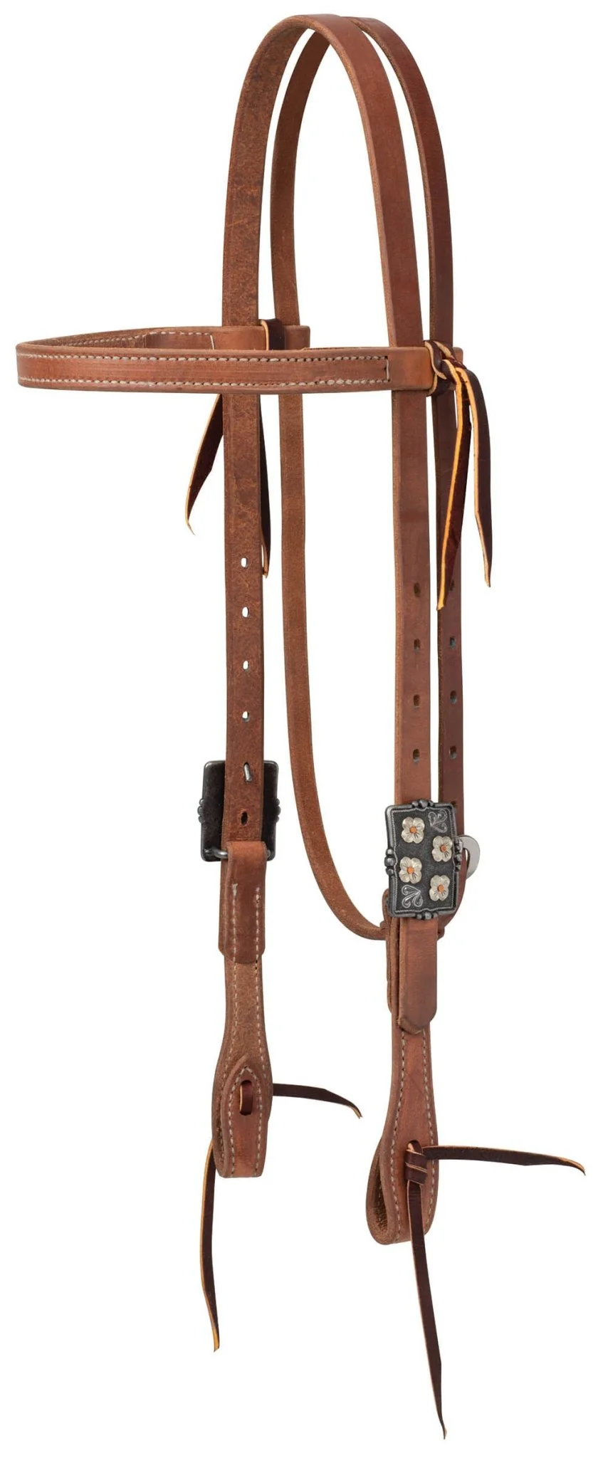 ProTack Silver Flower Browband Headstall - Pet's Shop
