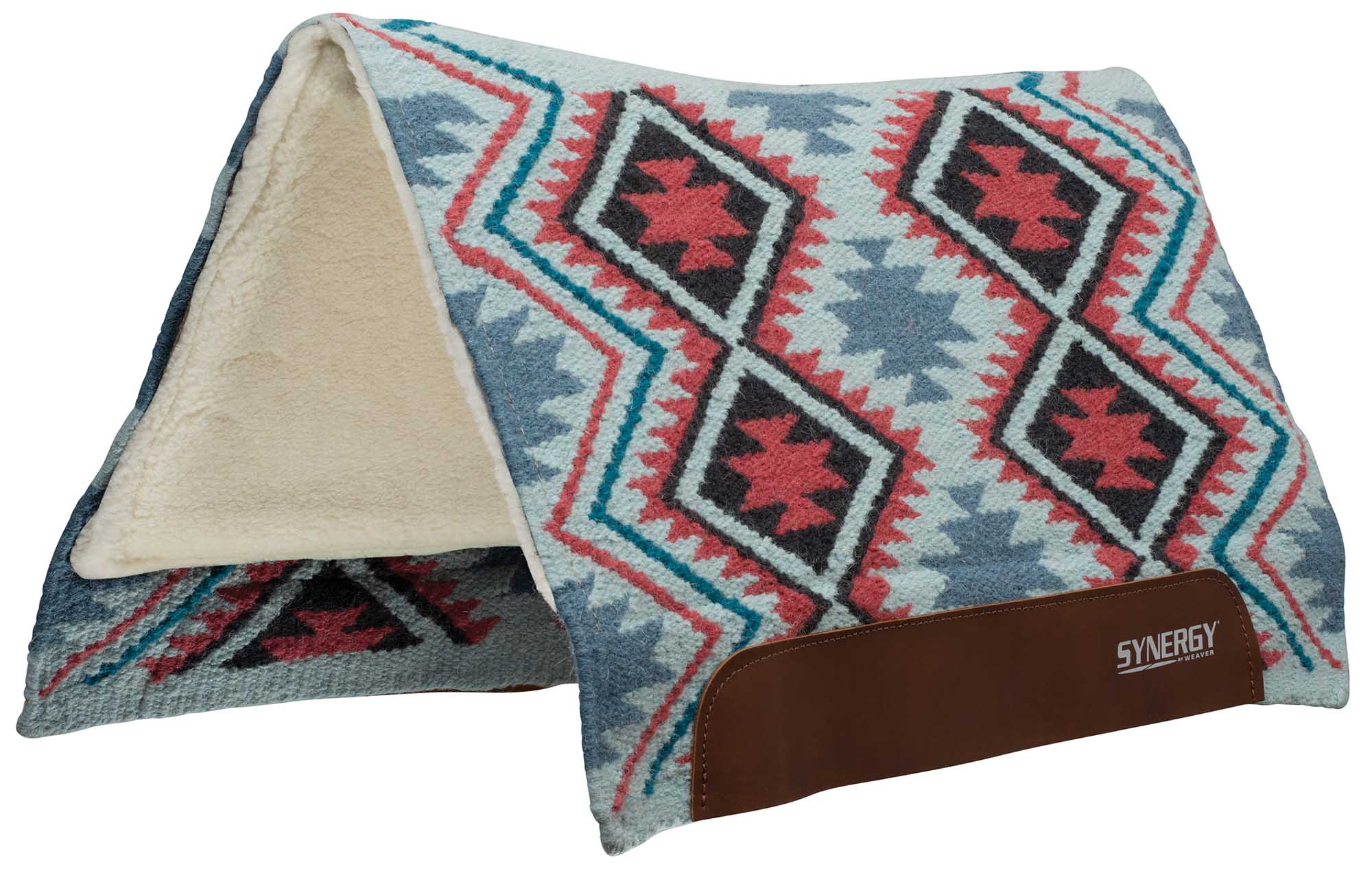 Synergy Flex Contoured Performance Saddle Pad, Merino Fleece Lined, 33