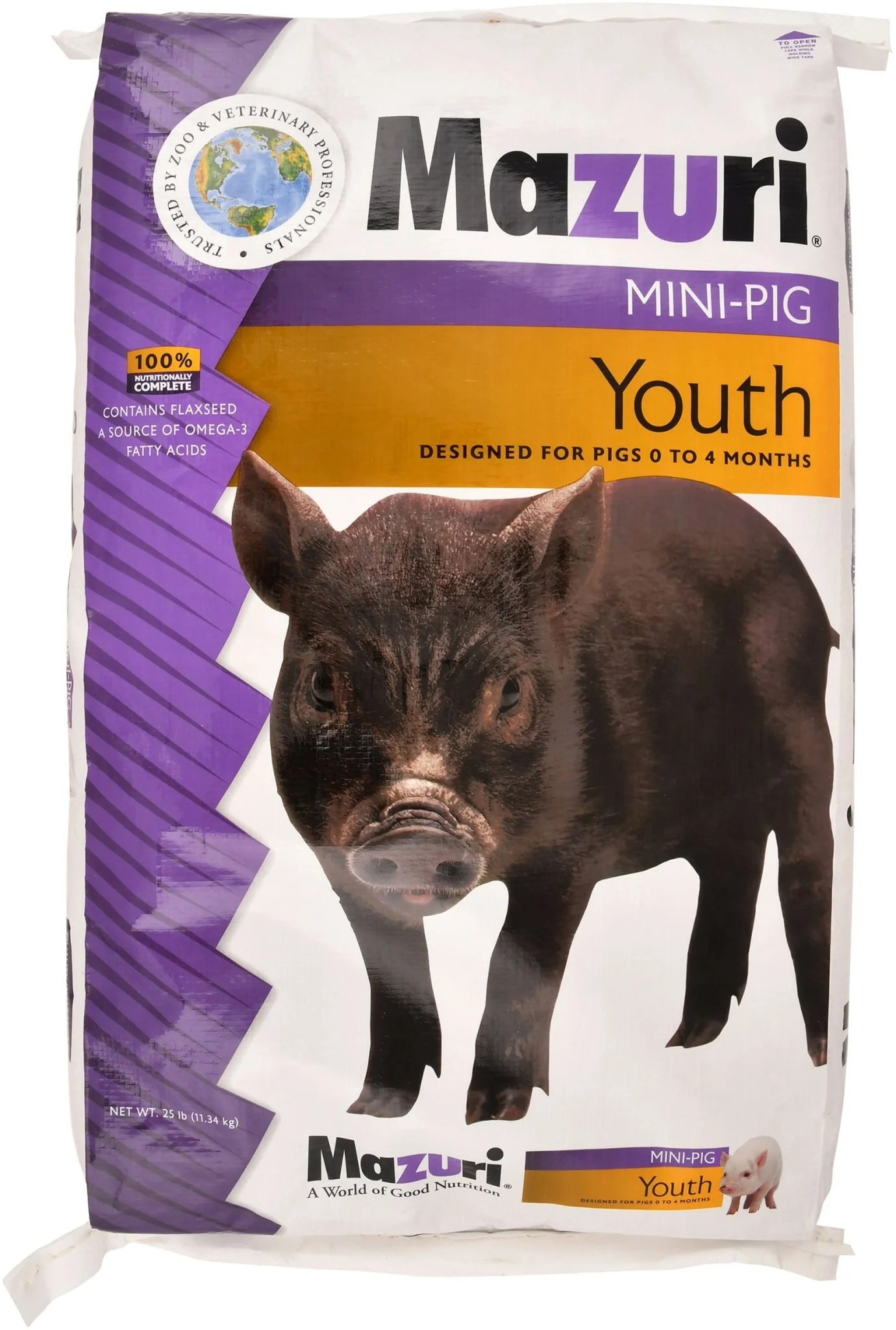Mazuri Mini Pig, Youth, 25 lb - Pet's Shop