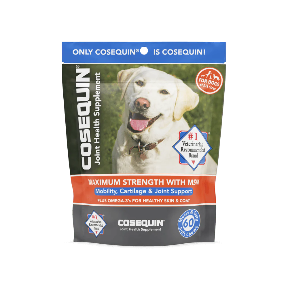 Nutramax Cosequin Joint Health Supplement for Dogs - With Glucosamine, Chondroitin, MSM, and Omega-3's - Pet's Shop