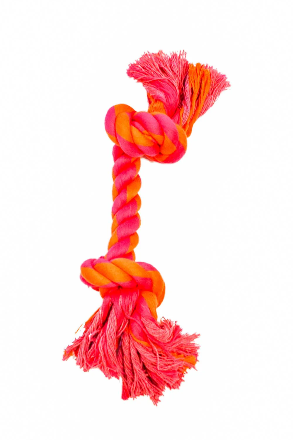 2 Knot Rope Dog Bone Tug Toy - Pet's Shop