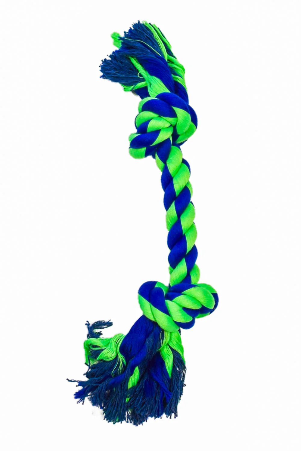 2 Knot Rope Dog Bone Tug Toy - Pet's Shop