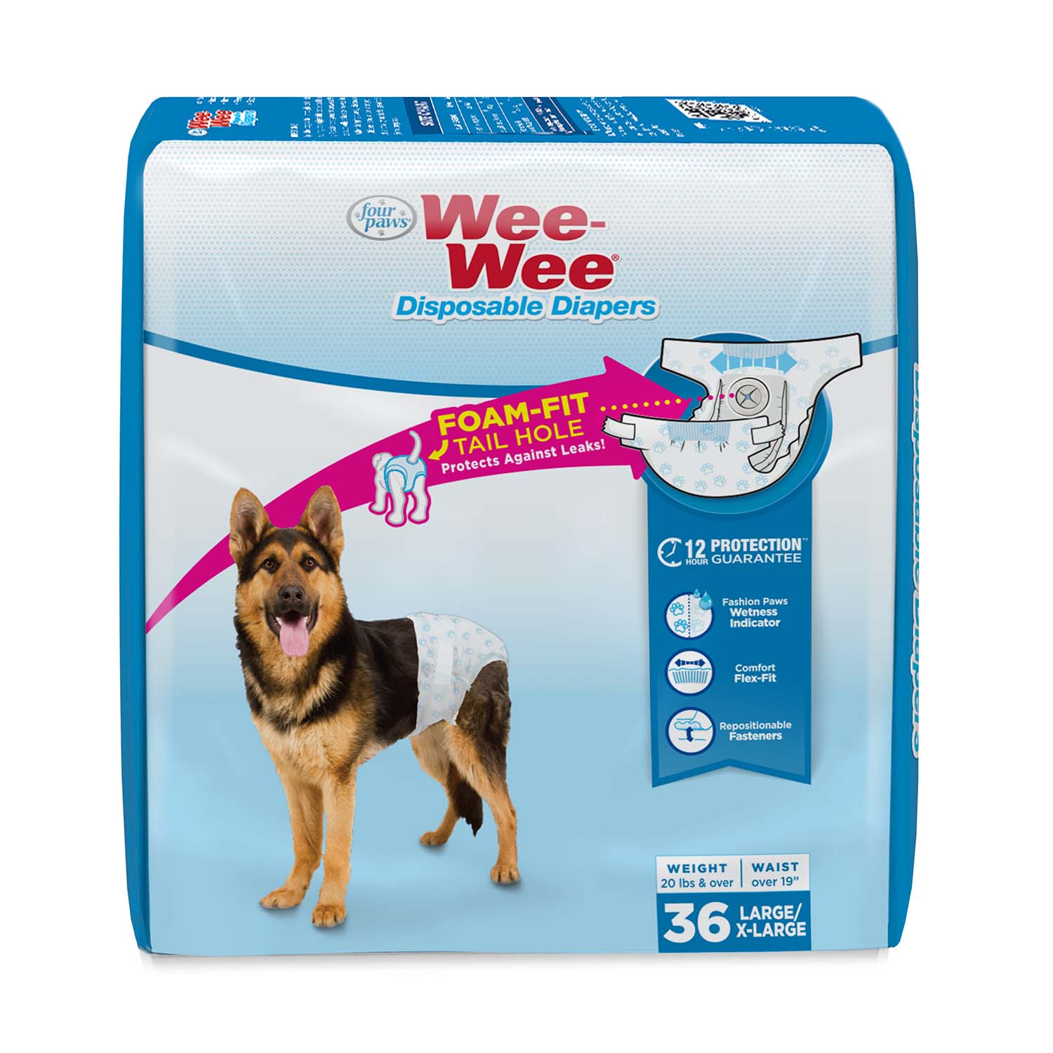 Wee-Wee Disposable Dog Diapers - Pet's Shop