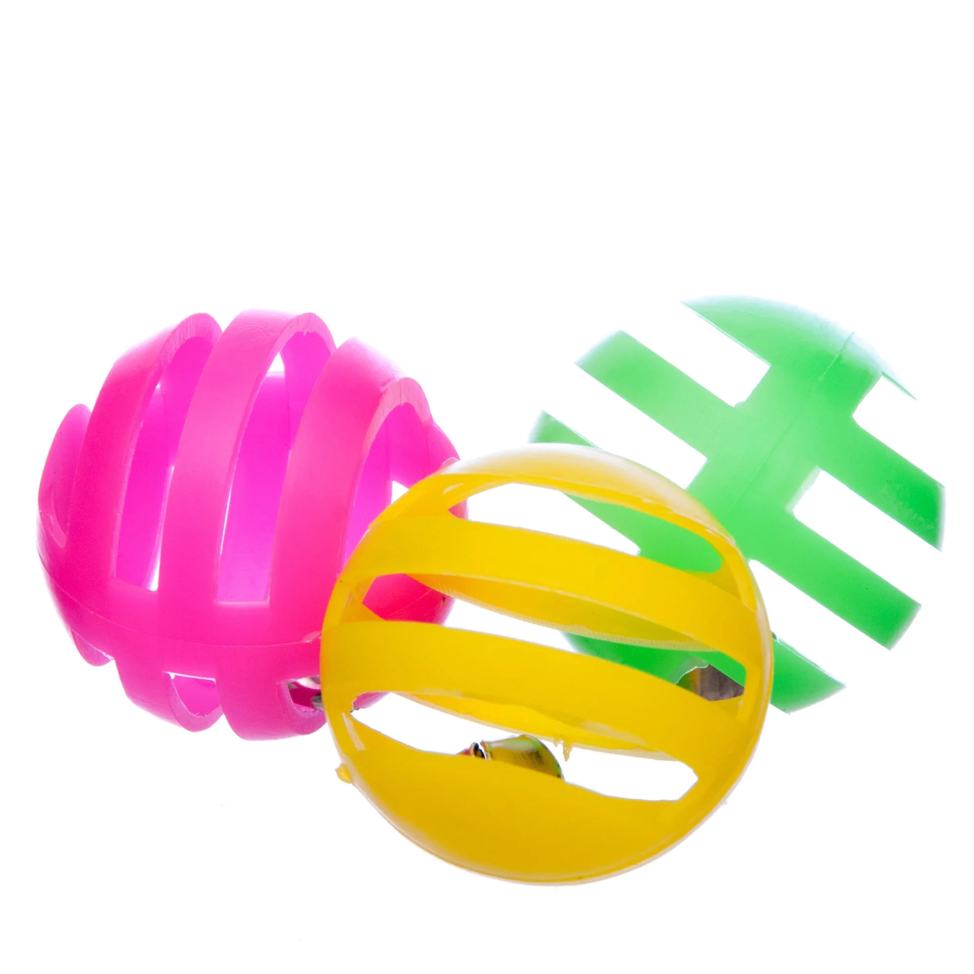 Lattice Jingle Balls Cat Toys, 3 pk - Pet's Shop