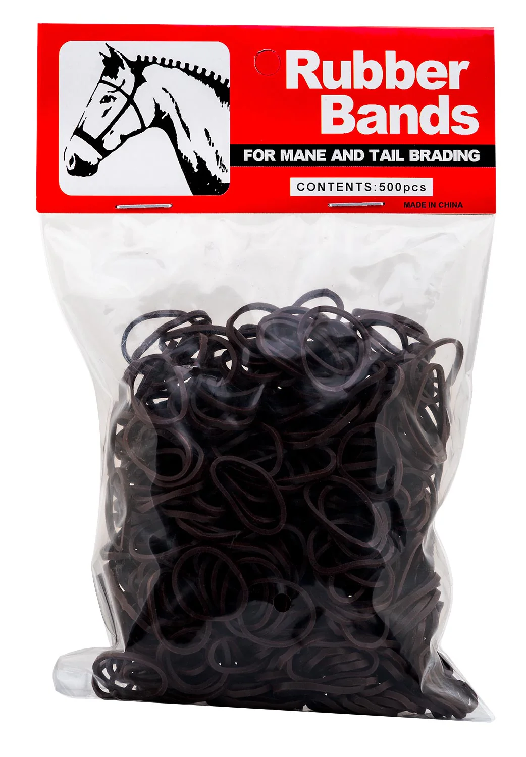Rubber Horse Braiding Bands for Horse Mane & Tail Braiding (pack of 500) - Pet's Shop
