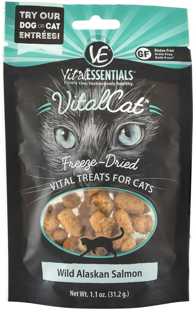 Vital Cat Freeze-Dried Wild Alaskan Salmon Cat Treats - Pet's Shop