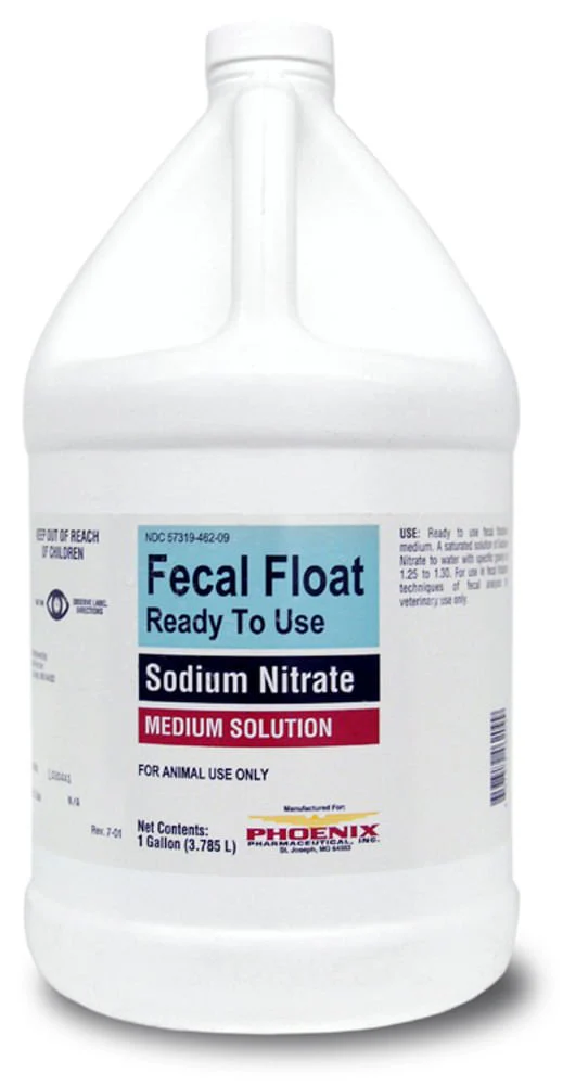 Phoenix Fecal Float, Ready To Use, Sodium Nitrate, 1 Gallon - Pet's Shop