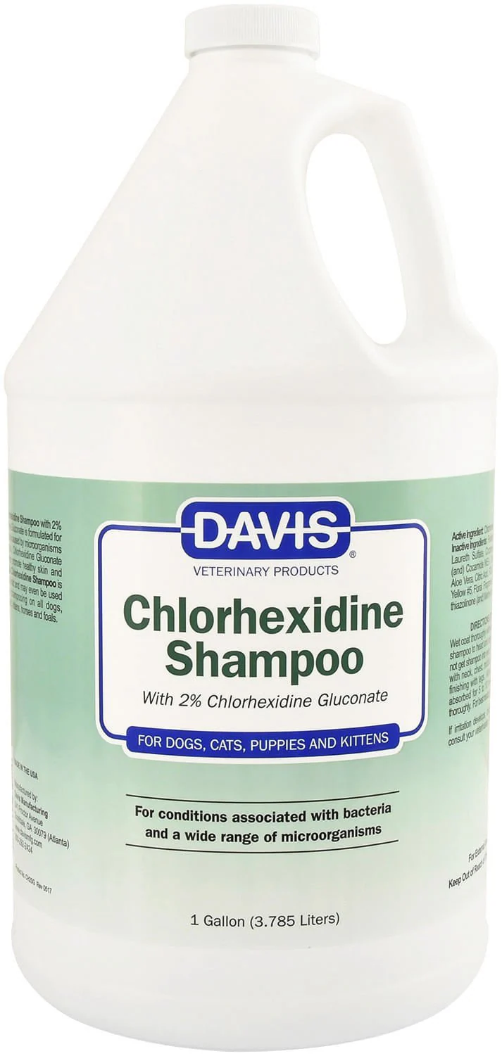 Davis Chlorhexidine (2%) Pet Shampoo for Dogs and Cats - Pet's Shop