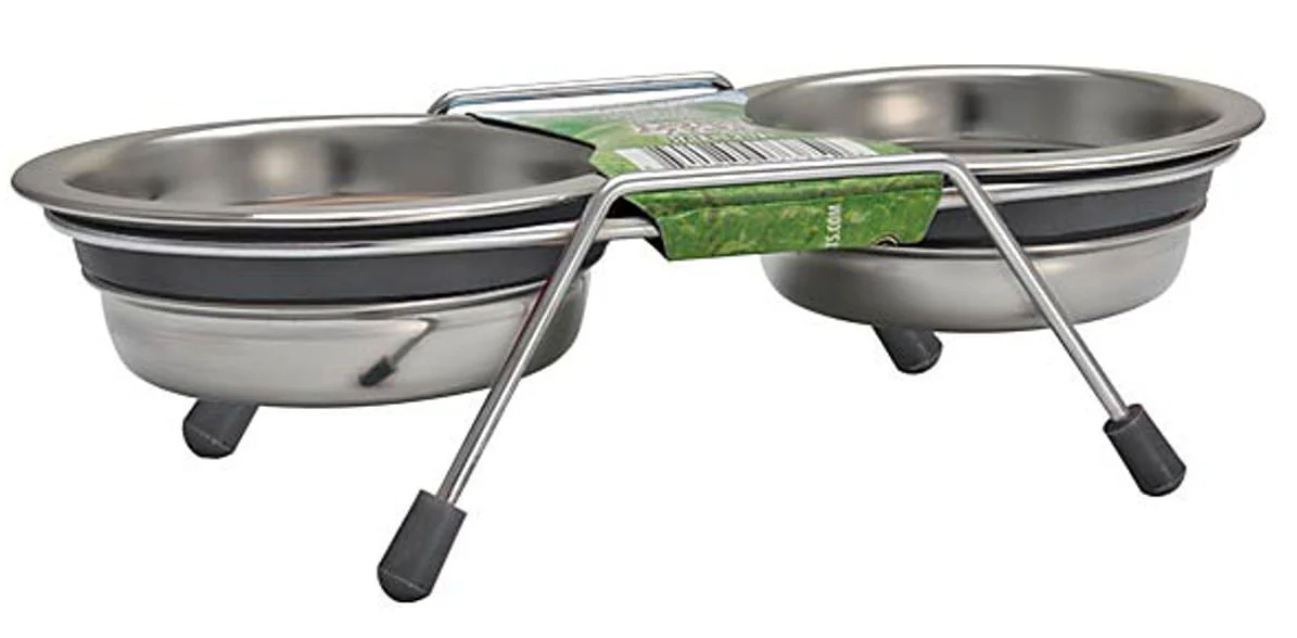 Ruff N Tuff Silent Double Diner - Pet's Shop