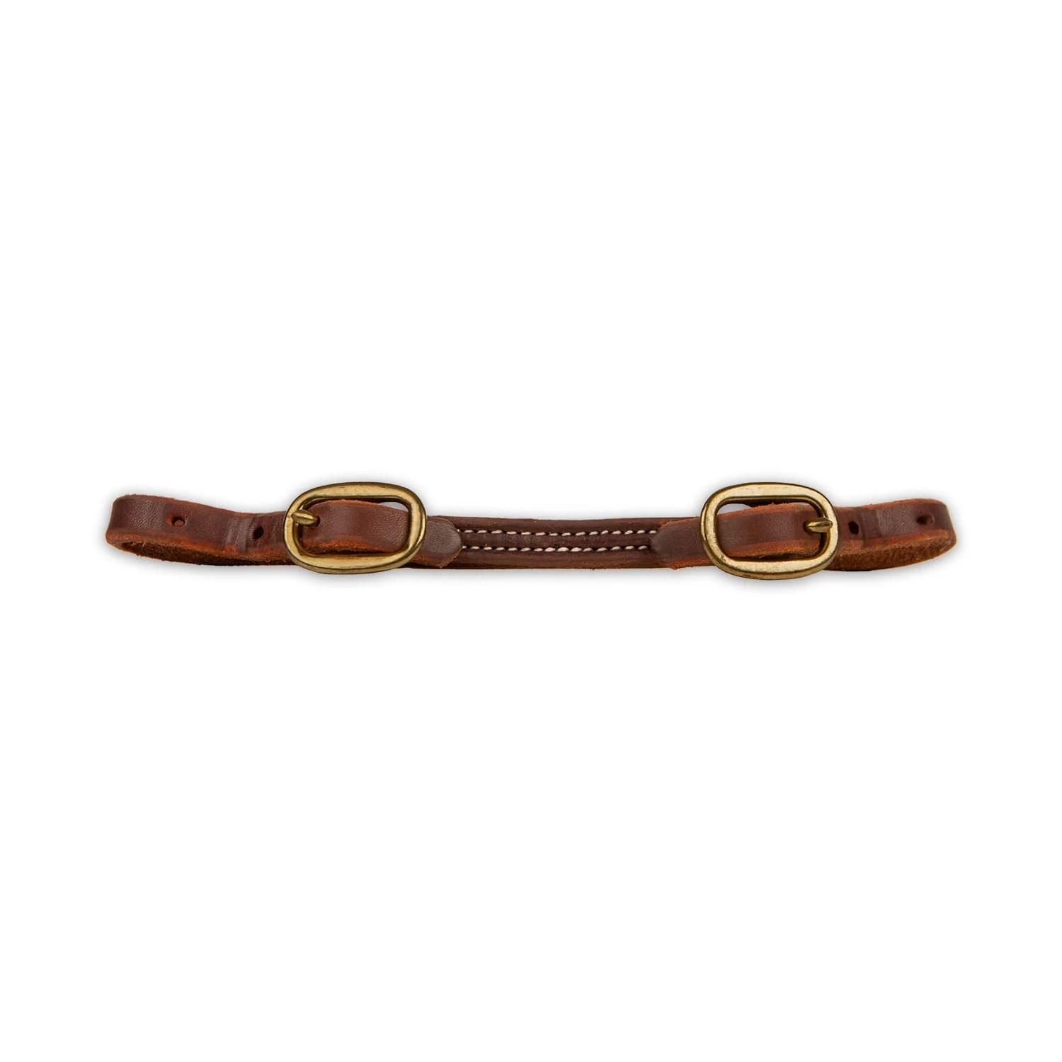 Poplar Head Premium Oiled Doubled and Stitched Harness Leather Curb Strap - Pet's Shop