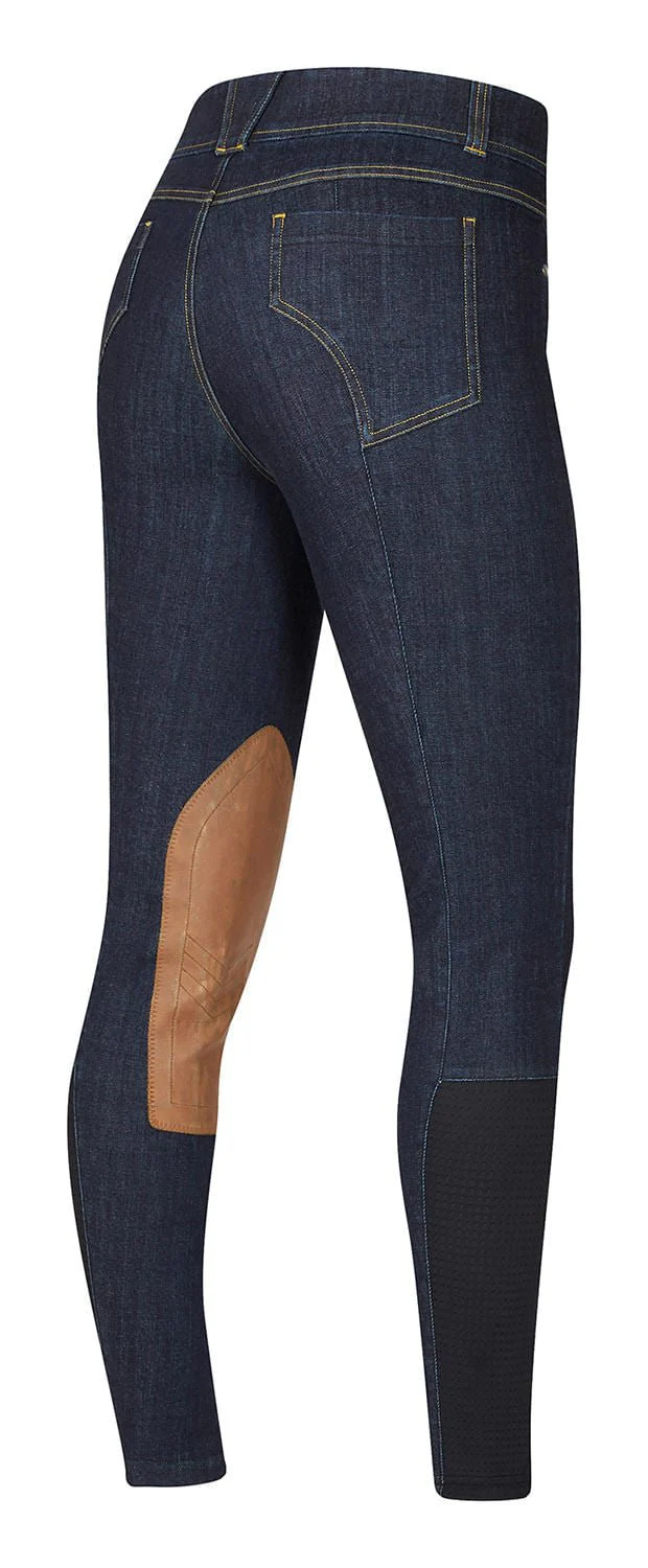 Kerrits Stretch Denim Knee Patch Breech - Pet's Shop