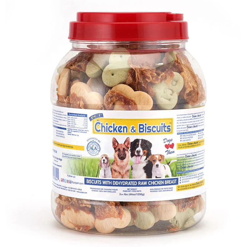 Chicken & Biscuits Canister - Pet's Shop