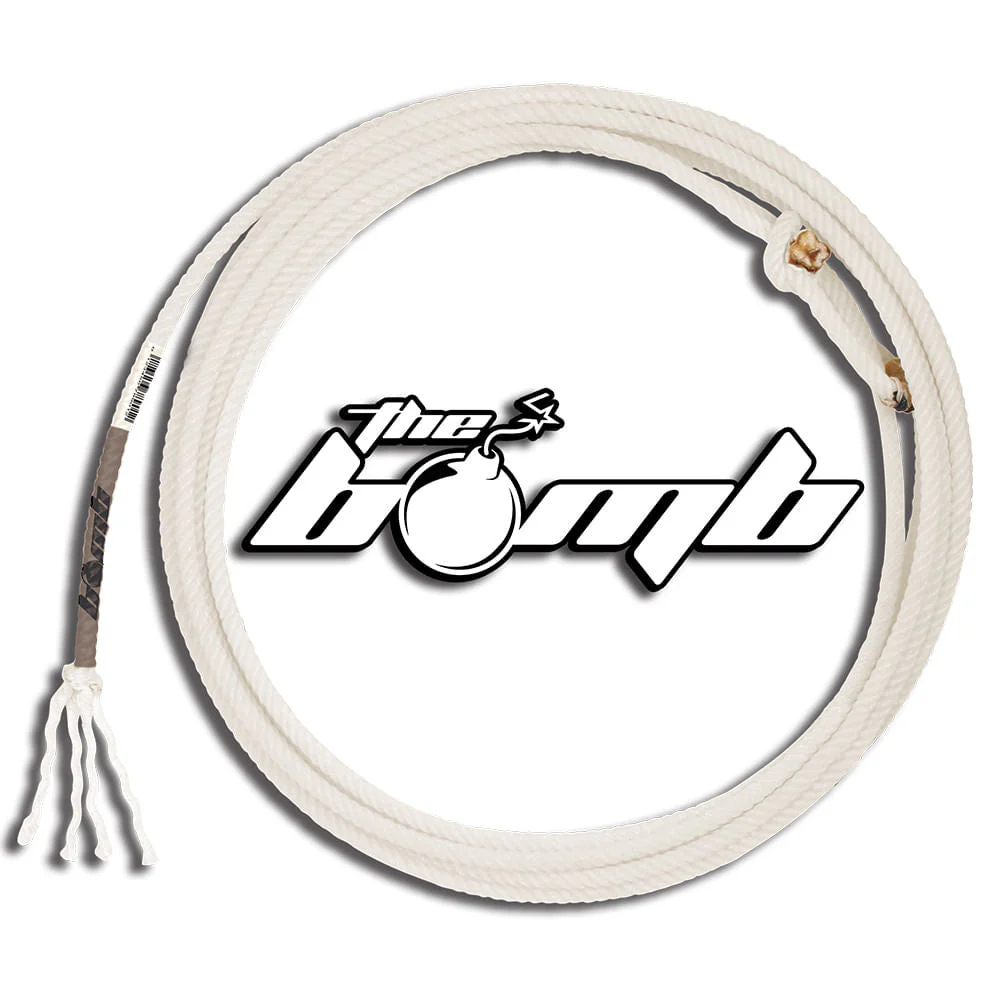 Bomb Heel Rope, White, 36' - Pet's Shop
