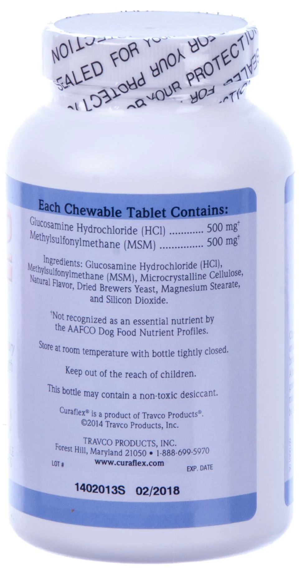 Nutramax Curaflex 2 - Joint Health Supplement for Dogs, 120 Chewable Tablets - Pet's Shop