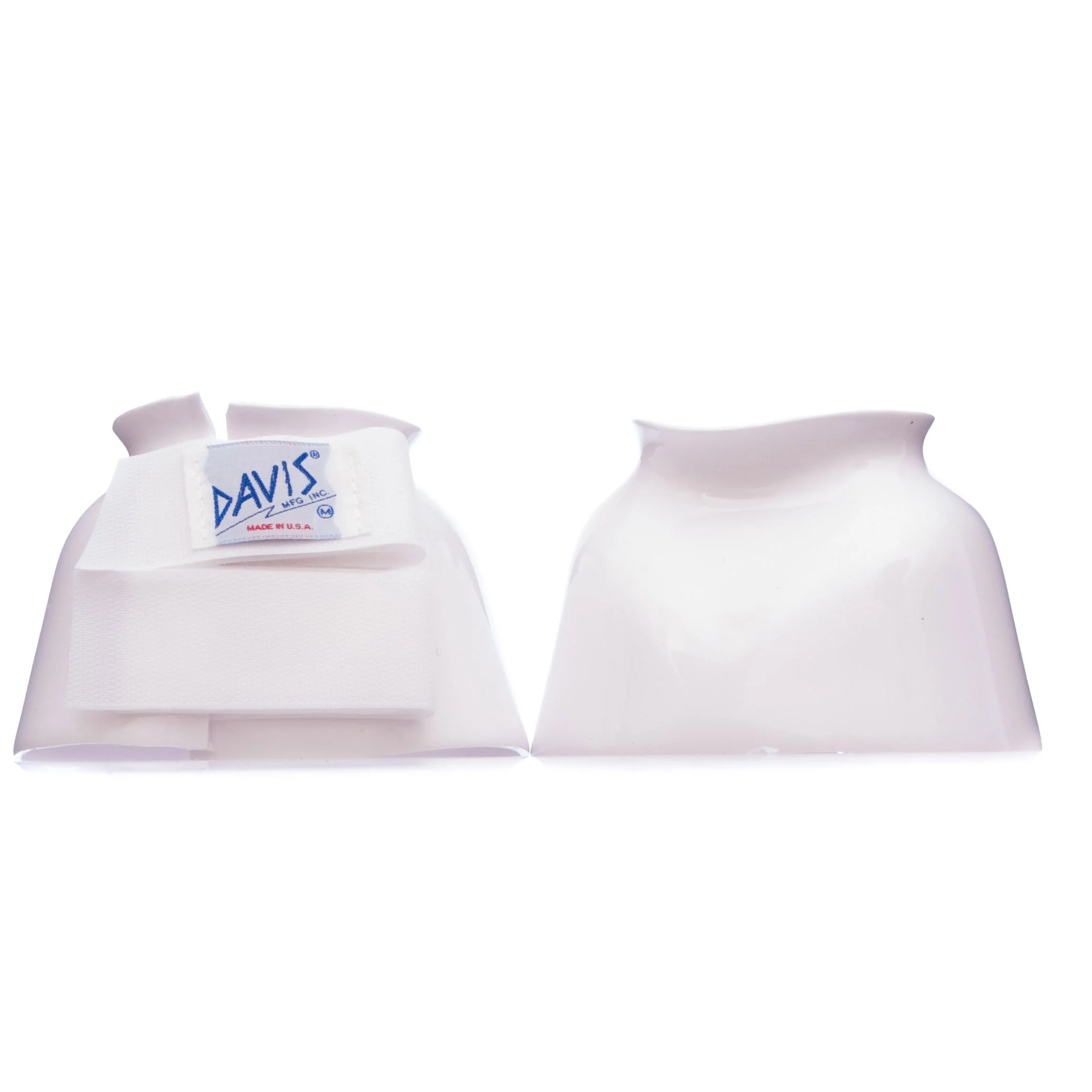 Davis Pro-Fit Bell Boots, White, Large - Pet's Shop