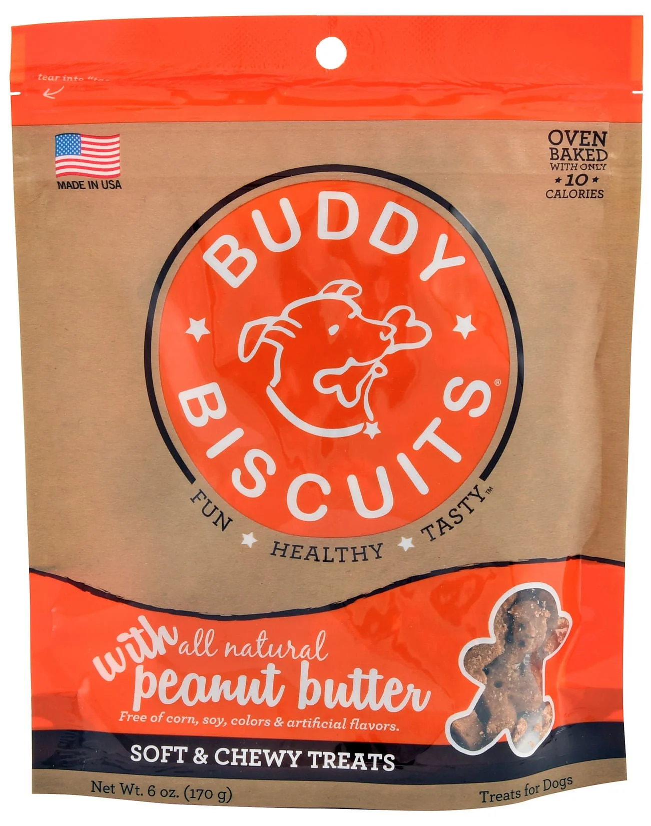 Soft & Chewy Buddy Biscuits, 6 oz - Pet's Shop