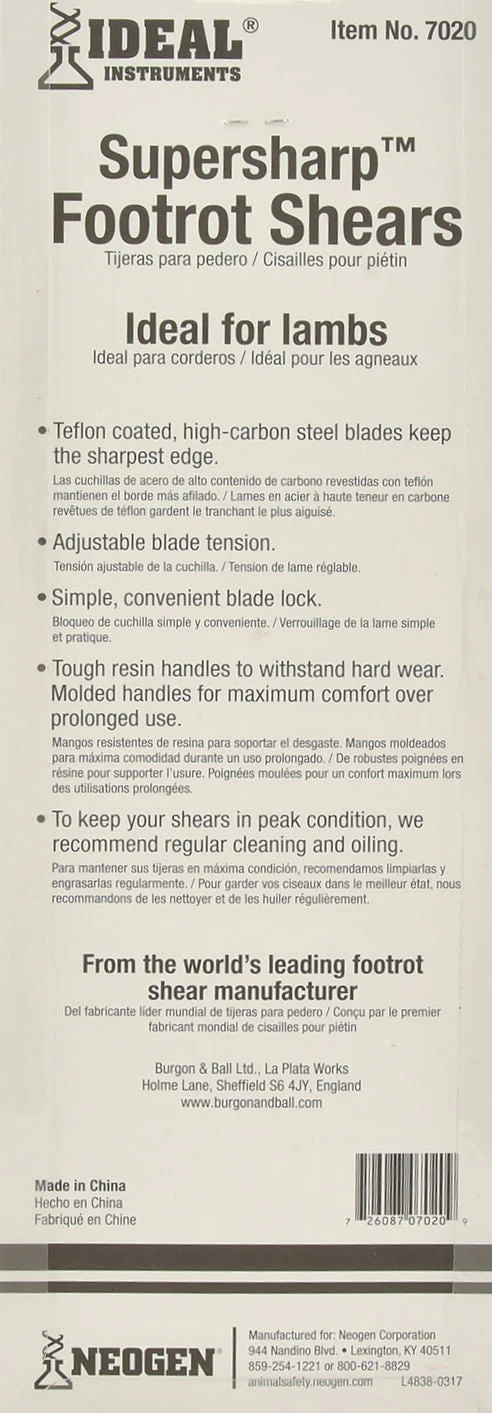 SuperSharp Foot Rot Shears - Pet's Shop