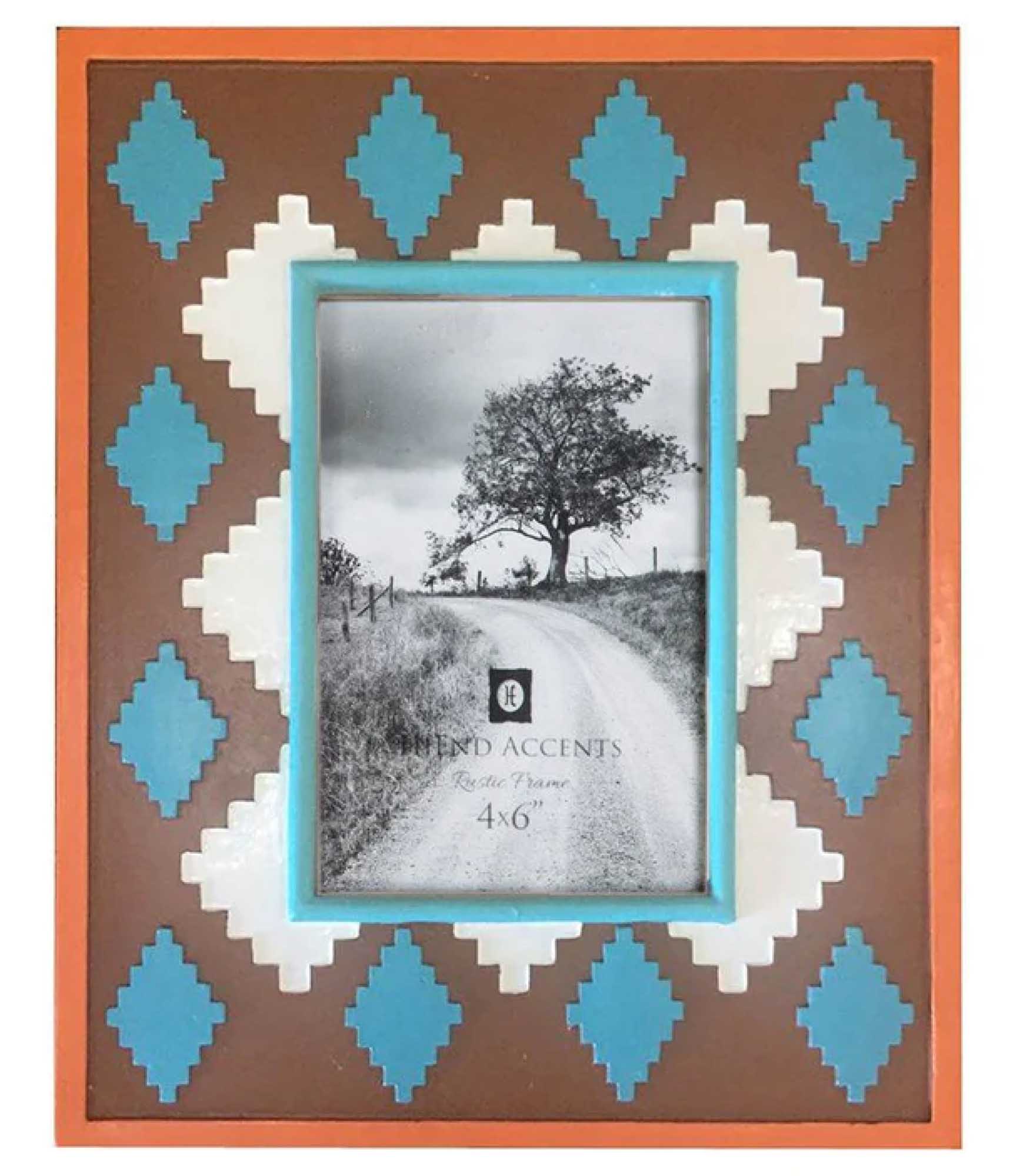 Aztec Pattern Picture Frame, 4